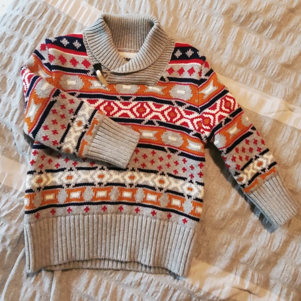 Oshkosh printed Sweater (12-18mo)